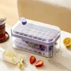 Ice Cube Maker With Storage Box Silicone Press Type Ice Cube Makers Ice Tray Making Mould For Bar Gadget Kitchen Accessories T9I002468