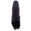 Party Supplies 100CM Dangan Ronpa Tsumiki Mikan Lange Perücke Cosplay Kostüm Danganronpa Frauen Hitzebeständige Haar Halloween Perücken