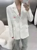 Designer Women's Blazer Letter Blazer White Långärmad överdimensionerad kappa Löst Blazer Office Kvinnor Black Top Women's Coat Suit Jacka