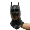 Maschere per feste 2023 Nuova maschera per pipistrelli Cos Dark Moonlight Knight Mask Halloween Latex Head Set Puntelli per film T231005