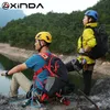 Skates Helmets XINDA ABS Rock Climbing Helmet Goggles For Caving Canyoning Safety Downhill Speleology Mountain Rescue Equipment 231005