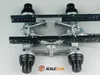 Scaleclub modelo para tamiya 1/14 trator lama cabeça simulação metal dois eixos suspensão traseira qianqiu