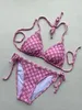 Designer-Bikini-Badebekleidung für Damen, S-XL, Damen-Badebekleidung, Briefdruck, Bikini, kurzes Set, BH, Strandparty, sexy Push-Up-Verband, Badeanzug, Badebekleidung, heiß