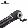 Bike Pumps ROCKBROS Mini Bicycle Pumps Portable MTB Cycling Bike Inflator Aluminum Alloy Pump Fit Presta Schrader 100psi 230927