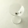 Candle Holders Transparent Glass Candle Holder Handmade Incense Hourglass Shape Candlestick Home Decoration Accessories 230925