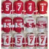 Retro Hóquei 5 Nicklas Lidstrom Jerseys Vintage 4 Gordie Howe 1 Terry Sawchuk 7 Ted Lindsay 10 Alex Delvecchio 13 Pavel Datsyuk 14 Brendan Shanahan Aposentado 75º Ano