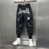 Pantaloni da uomo Hiphop Harem Pantaloni da uomo ricamati Harajuku Pantaloni larghi Pantaloni sportivi Pantaloni di marca di lusso in cotone Designer Streetwear 231005