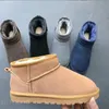 أطفال الأطفال الصغار Tazz Uggskids Boots Australian Ugge Boots Ultra Mini Boots ugge slippers أحذية كستناء الفراء