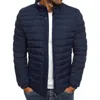 Parkas en duvet pour hommes, veste d'hiver en coton à col montant, couleur unie, commerce extérieur, 2023, 231005