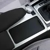 Bilklistermärke Inner Center Console Gear Shift Box Sequin Water Cup Holder Cover Trim Strip för Mercedes Benz C Class W204 2008-14 AC322K