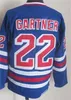 Men Retro Hockey 35 Mike Richter Jersey Vintage 10 Ron Duguay 22 Mike Gartner 23 Jeff Beukeboom 36 Glenn Anderson 91-92 75th Anniversary Pensionera CCM Embroidery Team