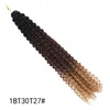 Hook Dirty Braid African Ladies Finger Hair Extension Synthetic Hair Black Crochet Hair Product 18inch 1B# BUG# 613# Red Passion Twist