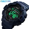 Synoke varumärke digitala armbandsur herrar vattentät cowboy klocka styvwatch sportchock militär handledsklocka relogio masculino 9629 2335m