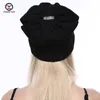 Beanie Skull Caps CHING YUN Mujeres Cashmere Knit Hat Soft Invierno Cálido Bordado Alta Calidad Mujer Color Sólido Sombrero de punto B19 13 231005