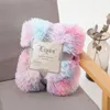 Blankets Shaggy Throw Blanket Soft Long Plush Bed Cover Blanket Fluffy Faux Fur Bedspread Blankets for Beds Couch Sofa 230928