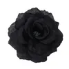 Couronnes de fleurs décoratives pcs noir rose fleur de soie artificielle fête de mariage maison bureau jardin décor bricolage fleurs décoratives Wrea Dhitx
