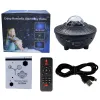 USB -vattenmönster Flame Light LED Effekter Bluetooth Music Ocean Star Lights Projector Night Laser LL