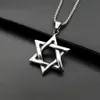 Hanger Kettingen Davidster Israël Ketting Vrouwen Rvs Judaïca Zilver Kleur Joodse Mannen JewelryPendant290J