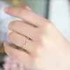 Обручальные кольца японский простой шарм прозрачное кольцо с лунным камнем женское стерлингового серебра 925 пробы классический универсальный подарок на день рождения 231005