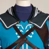 Blauwe Zelda Cosplay Link Cospaly-kostuum Blauwe Link-kostuums Cosplay Pak Tranen Mannen Outfit