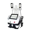 3 poignées Cryo corps multifonction portable minceur graisse enlever lipo-laser + cryolipolyse + instrument de cavitation sous vide centre de massage anti-âge RF