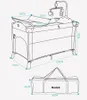 Baby Cribs Brotish Upgrade Multification Crib Splicing Large Kid Bed Dleopble BB Portable Folding Born Cot Bedside Cradle 230928