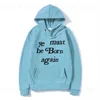 Herenhoodies Sweatshirts Fleecetrui Ye Must Be Born Again Bedrukte heren- en dameshoodies Los modelabel T231005