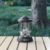 Portable Lanterns Retro Camping Lantern 6000mAh Outdoor Kerogen Vintage Camp Lamp 3 Belysningslägen Tältljus för vandringsklättringsgård 231005