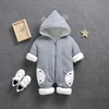 Down Coat Baby costume rompers kids Clothes Autumn Winter Boy Overall Girl Jumpsuit Garment Thick Warm Comfortable Pure Cotton jacket coat 231005