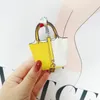 Mode luxe sleuteltassen Designer sleutelhanger tassen voor mannen en vrouwen hangende gesp Sleutelhangers auto handgemaakte lederen hanger sleutelhanger Accessoires