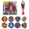 Spinning Top Tomy Beyblades Burst Gyro 8st Beyblade Toy With Duel Disk Handle ER Color Box 230928