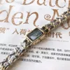 Moda degli orologi da donna al quarzo della famiglia C doppia pelle doppia catena329Y