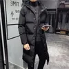 Hommes vers le bas Parkas vestes d'hiver pour hommes à capuche décontracté longue plus épaisse chaude nouveaux vêtements pour hommes manteaux Slim Fit 5XL 231005