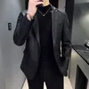 Mannen Lederen Faux Mode Toevallige Jurk Pak Jas Mannelijke Business Pu Blazers Jas Blazer Jassen Man Bovenkleding 231005