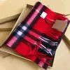 Sciarpa Designer Sciarpe invernali Cashmere Plaid Moda Donna Lunga qualità classica Stampata Avvolgimenti morbidi Fascia per capelli a quadri in lana Regalo caldo