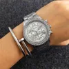 Geneva Classic Luxury Quartz Women Watches Fashion Female Clock Reloj Mujer Silver Diamonds Ladies Wristwatches 210707194W