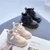 Laarzen Baby Kinderen Korte Laarzen Jongens Schoenen Herfst Winter Leer Kinderen Laarzen Mode Peuter Meisjes Laarzen Kinderen Sneeuwschoenen 231005