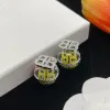 Wholesale Classic Luxury Designer Stud Earrings Women Engagement Jewelry Gift BB For Wedding Party Gift With Original Box