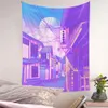 Tapestries Romantic Home Kawaii Architecture Room Decor Tapestry Hippie Macrame Wall Hanging Anime Decoration Tarot 230928