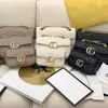 70% fabriksuttag av dubbla original läder Marmont Chain Women's Bag Love One Diagonal Cross High Quality Mini Lingge till försäljning