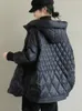 Parka da donna in piumino 90% parka d'anatra bianca casual femminile cappotto caldo spesso giacche da neve capispalla autunno inverno donna con cappuccio allentato 231005