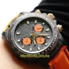 REFIT Wersja 116520 116500 FIBER CARDE Case Orange Dial ETA 7750 Chronograph Automatyczne 78590 męskie zegarki Sapphire Stopwatch SPO280D