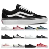 Van Shoes Designers Old Skool Casual Van Skateboard Chaussures Noir Blanc Hommes Femmes Mode Extérieur Taille Plate 36-44