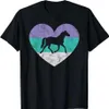 T-shirts pour hommes Chemise cadeau cheval pour femmes filles rétro vintage Cute261r