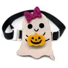 Vêtements pour chiens Accessoires d'Halloween en gros Accessoires pour animaux de compagnie Cravates Cravates Petit crâne mignon Citrouilles Chiot Toilettage 230928