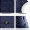 Gilet chauffant pour femme automne et hiver gilet en coton USB infrarouge électrique Flexible thermique hiver veste chaude 231005