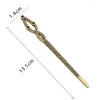 Hair Clips Vintage Carved Stick Women Bronze Hollow Hairpins Bookmark Chinese Traditional Culture Ancient Costume Noble Jewelry Gifts