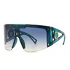 Zonnebrilmonturen Tnkoo Oversized Luxe Goggle Mannen Vrouwen Fashion Shades UV400 Vintage Bril 231005