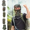 Beanie Skull Caps CamouflageHat Ghillie Trash Suits Balaclava Hat Leafy para atividades ao ar livre 231005
