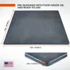 Elektryczne piekarniki stalowe menedżer termiczny - -Sasoned Carbon Baking Pizza Stone Flat Top Grill Cureware 12 "x 1/4"